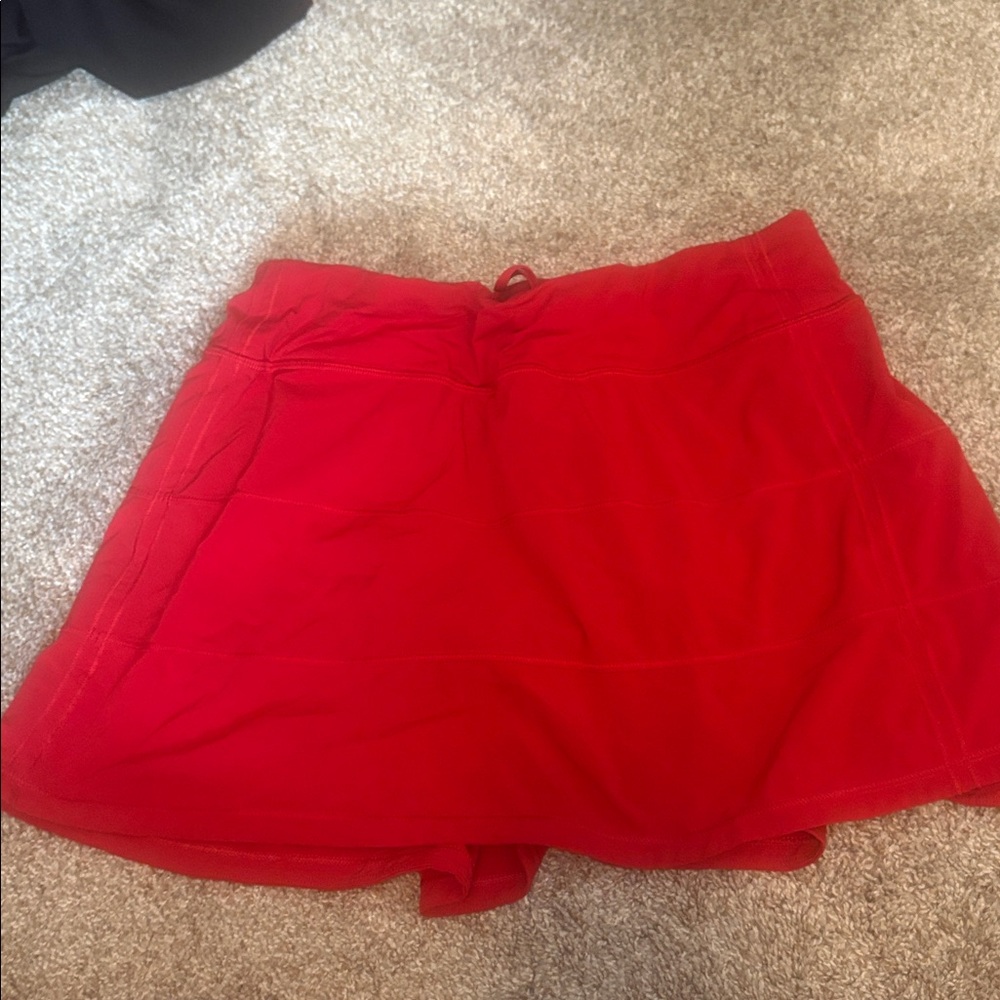 Lululemon Red Skirt